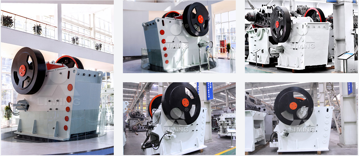 PEW歐版顎式破碎機，時產(chan) 70-500噸，相對產(chan) 能小，多用於(yu) 小型破碎生產(chan) 線