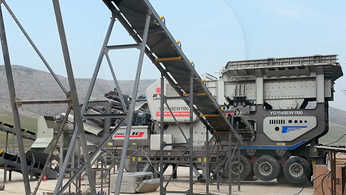 移動破碎製砂一體(ti) 機現場作業(ye) 
