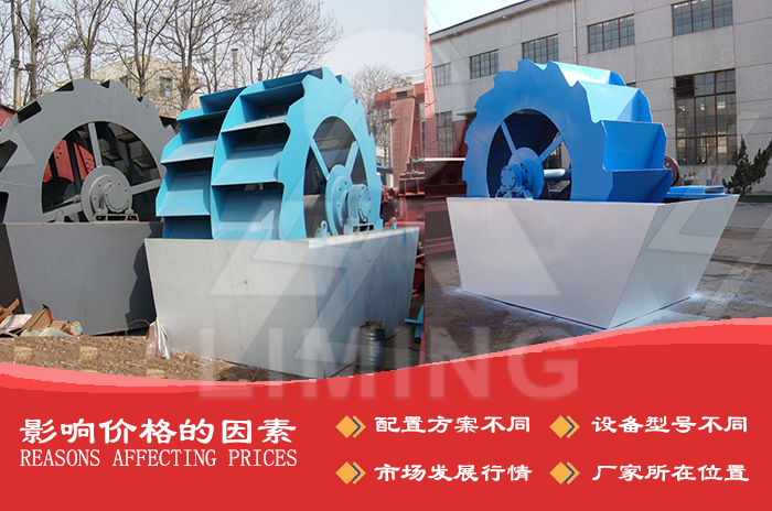 環保洗沙機設備影響價(jia) 格的因素