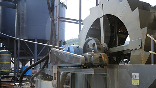 洗砂機生產(chan) 線現場