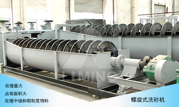 螺旋式洗砂機優(you) 點