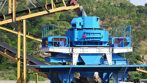 製砂機生產(chan) 線現場作業(ye) 