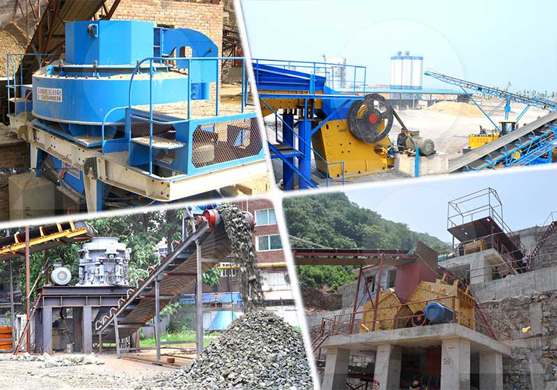 各種破碎設備加工現場 各種破碎設備加工現場