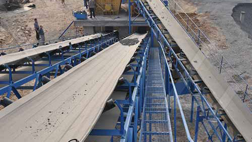 河北現場皮帶機使用情況