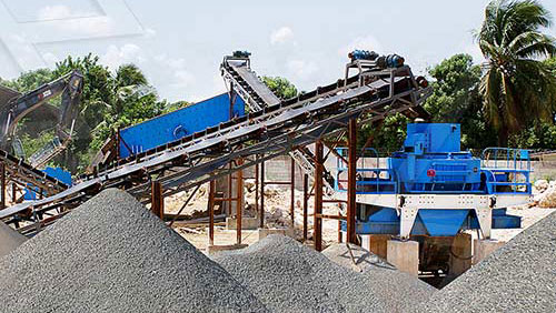 山東(dong) 製砂機設備生產(chan) 現場