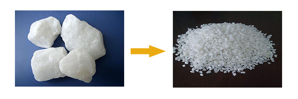 石英製砂前後對比參考