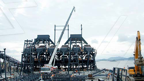 移動破碎站生產(chan) 線現場案例