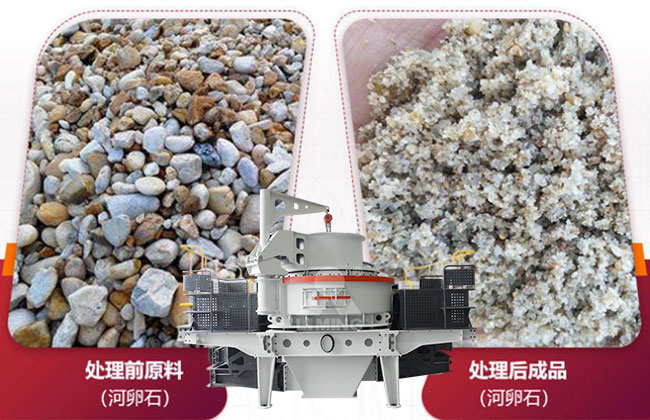 VSI6X係列立軸衝(chong) 擊式破碎機製砂粒型好