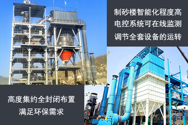智能化程度較高的環保製砂樓 VU製砂係統智能化程度高