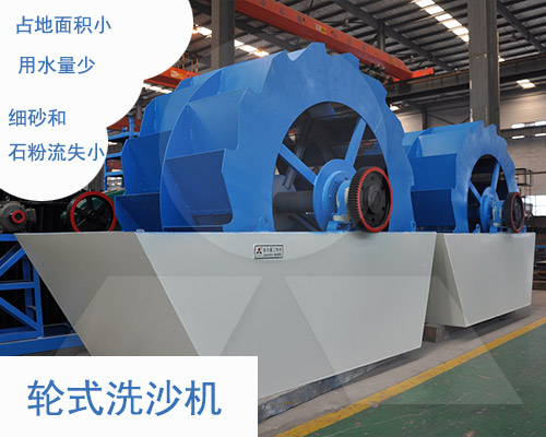 輪式洗砂機展示