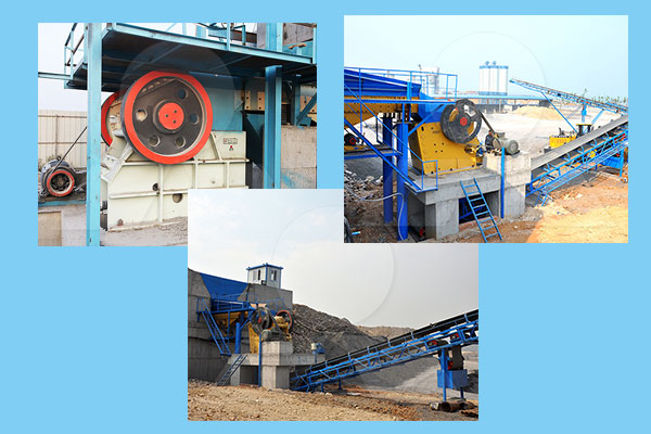 鄂式破碎機破碎現場