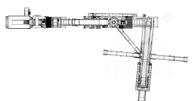 組合四：兩(liang) 段一閉路破碎+篩分，2或3種成品(需增加一搭接皮帶機模塊)