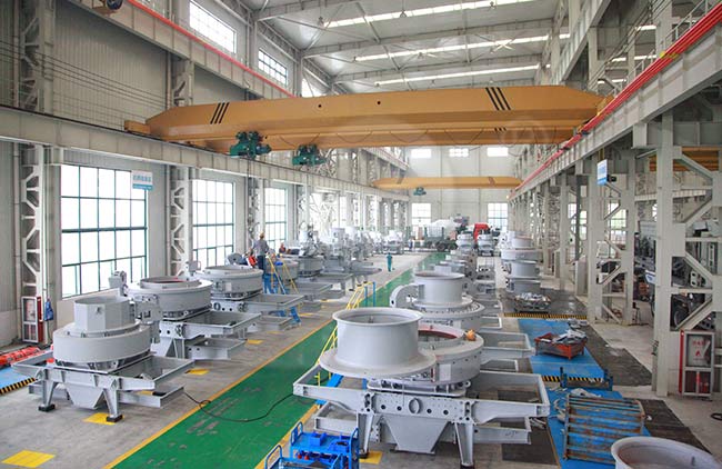 必威betway平台河卵石製砂機廠家車間實拍
