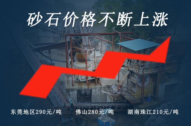 機製砂行業(ye) 成本低，回報高