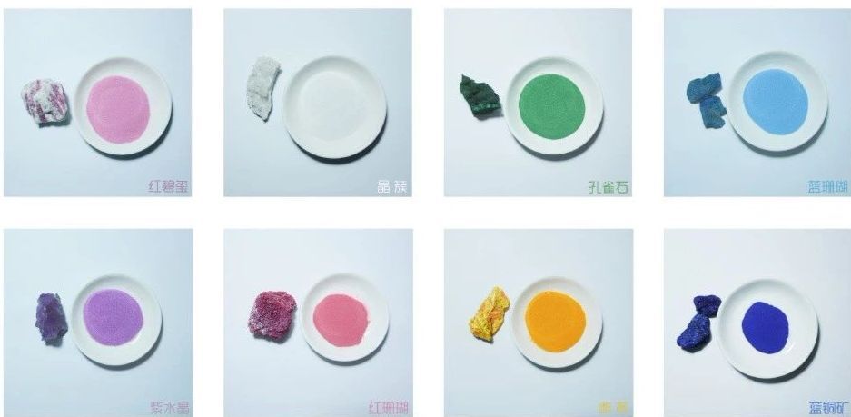 岩彩畫材料