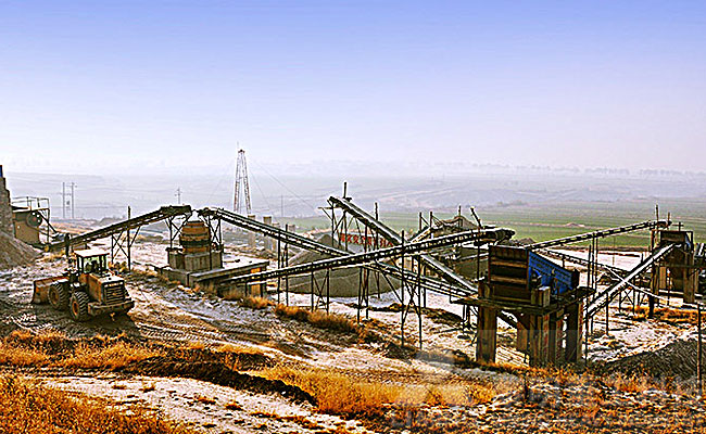 山西客戶花崗岩製砂生產(chan) 線