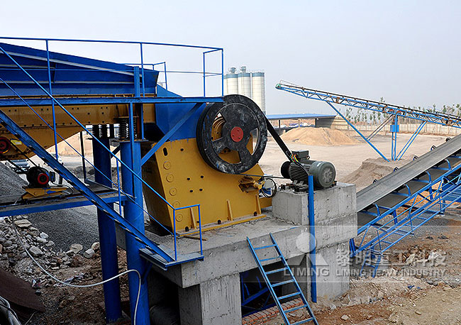 甘肅文縣石灰石製砂生產(chan) 線