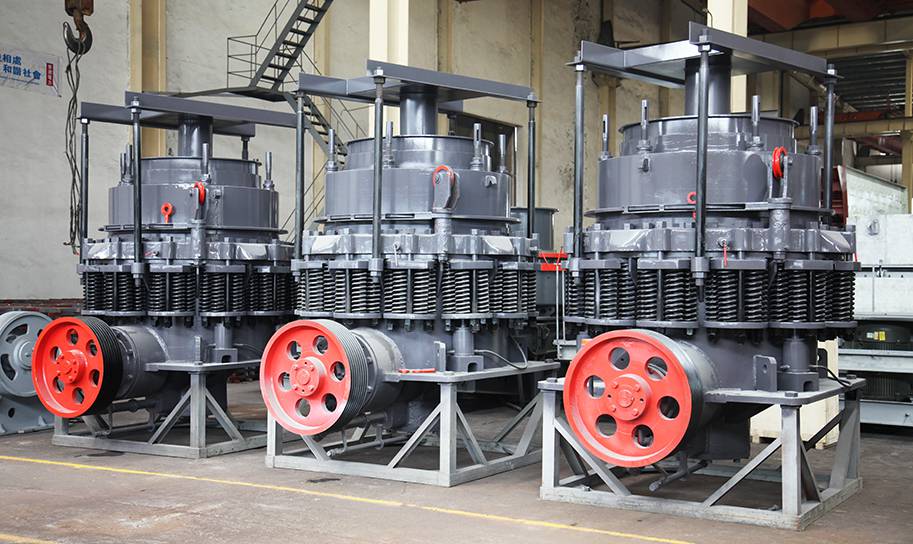 CS圓錐破碎機車間圖